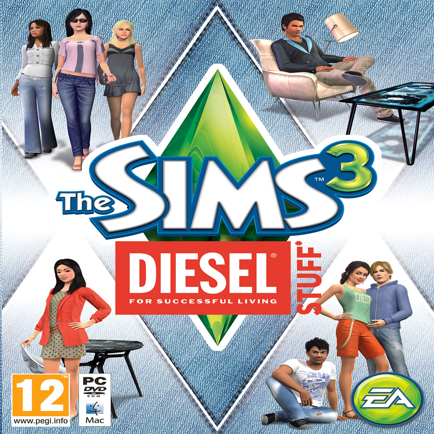 The Sims 3: Diesel Stuff - predn CD obal