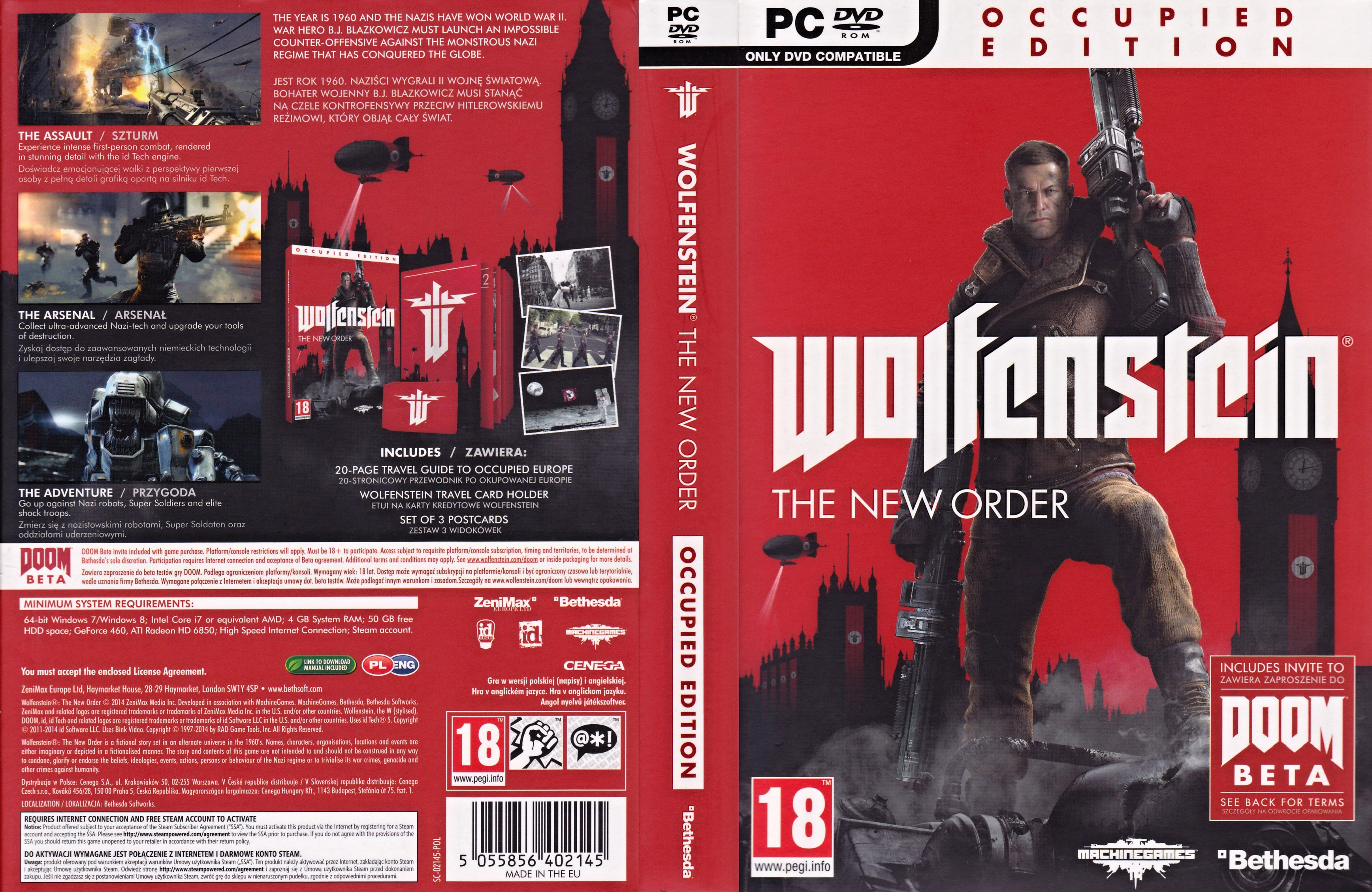 Карта wolfenstein the new order