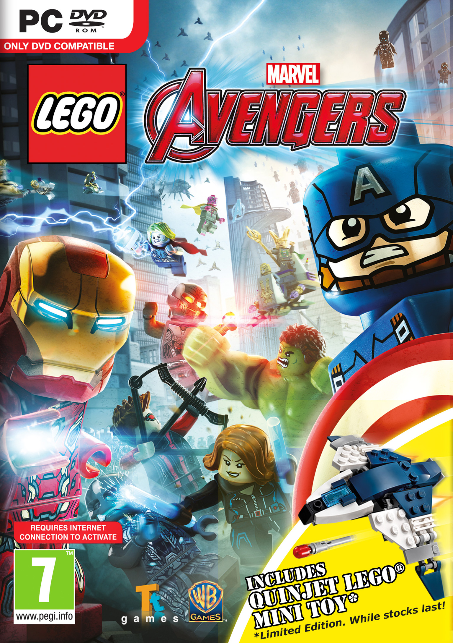 LEGO Marvel Avengers - predn DVD obal