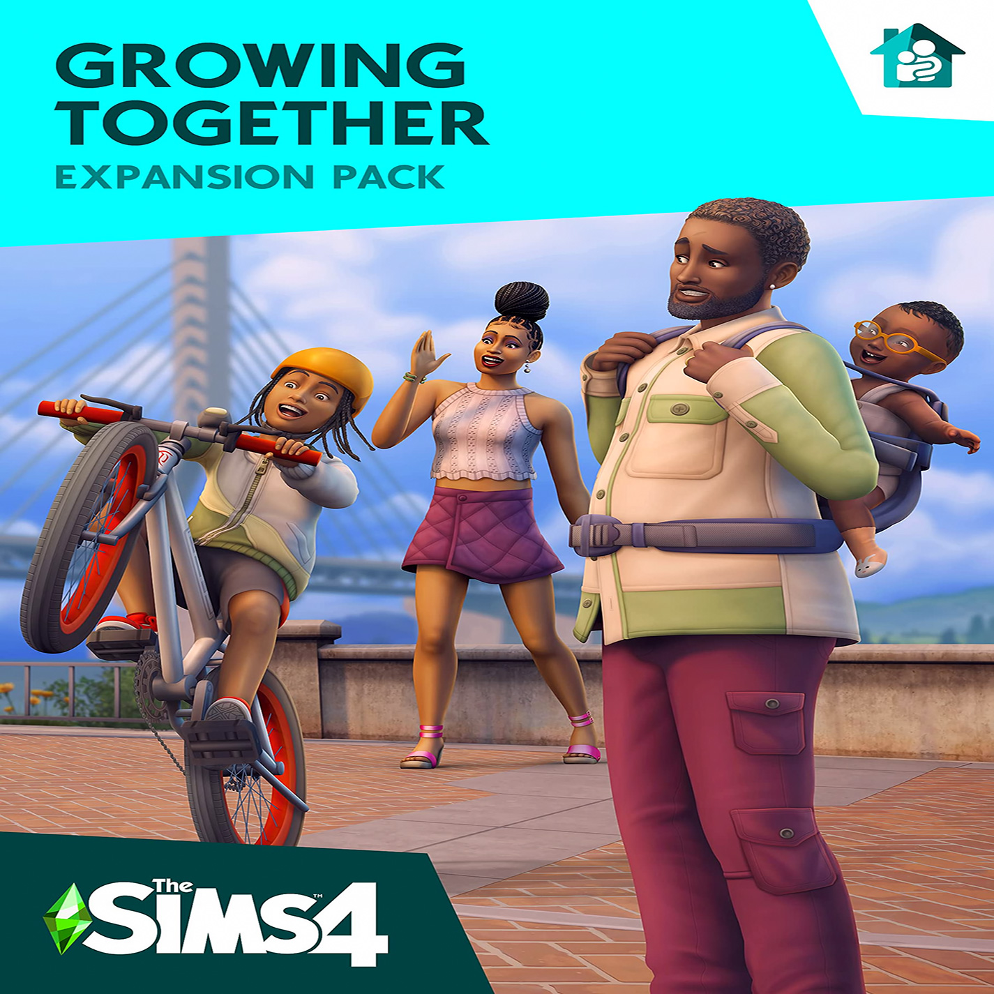 The Sims 4: Growing Together - predn CD obal