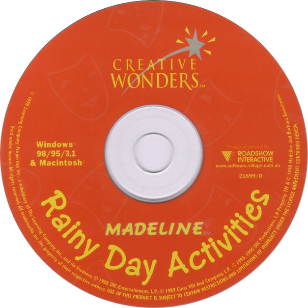 Madeline: Rainy Day Activities - CD obal