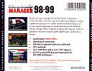 Championship Manager Season 98/99 - zadn CD obal