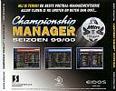 Championship Manager Season 99/00 - zadn CD obal