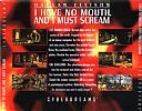 I Have No Mouth and I Must Scream - zadn CD obal