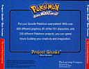 Pokemon: Project Studio Blue - zadn CD obal