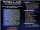 StarCraft: Stellar Forces - zadn CD obal