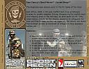 Ghost Recon: Desert Siege - zadn CD obal