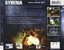 Syberia - zadn CD obal