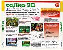 Casino 3D - zadn CD obal