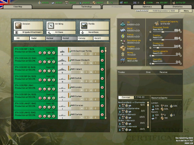 Hearts of Iron 2 - screenshot 8