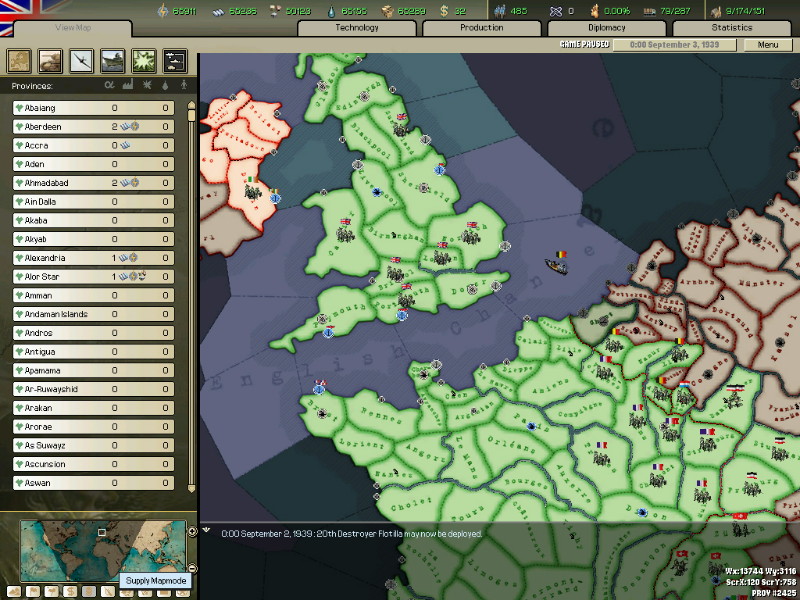 Hearts of Iron 2 - screenshot 5