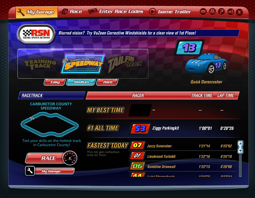 The World of Cars Online - screenshot 1