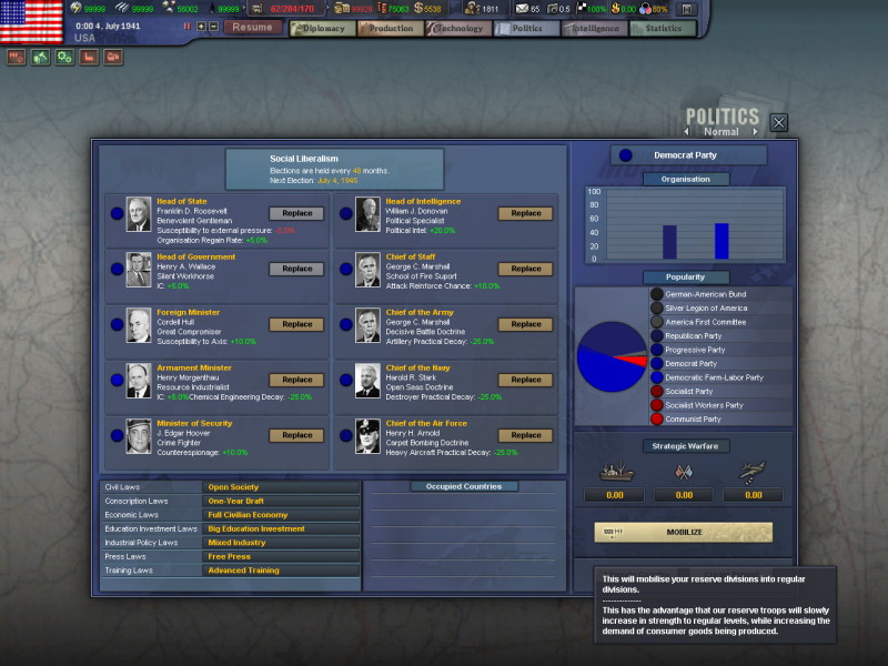 Hearts of Iron 3 - screenshot 11