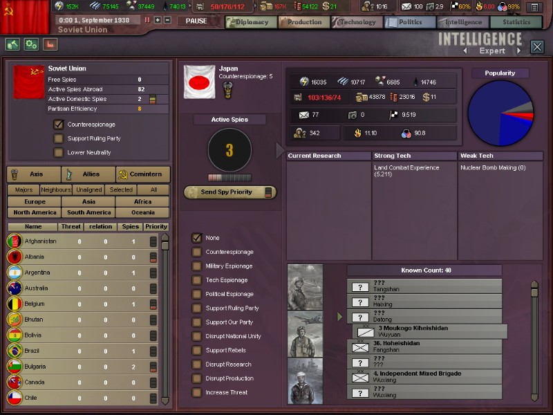 Hearts of Iron 3 - screenshot 4