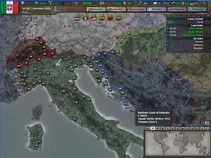 Hearts of Iron 3 - screenshot 1