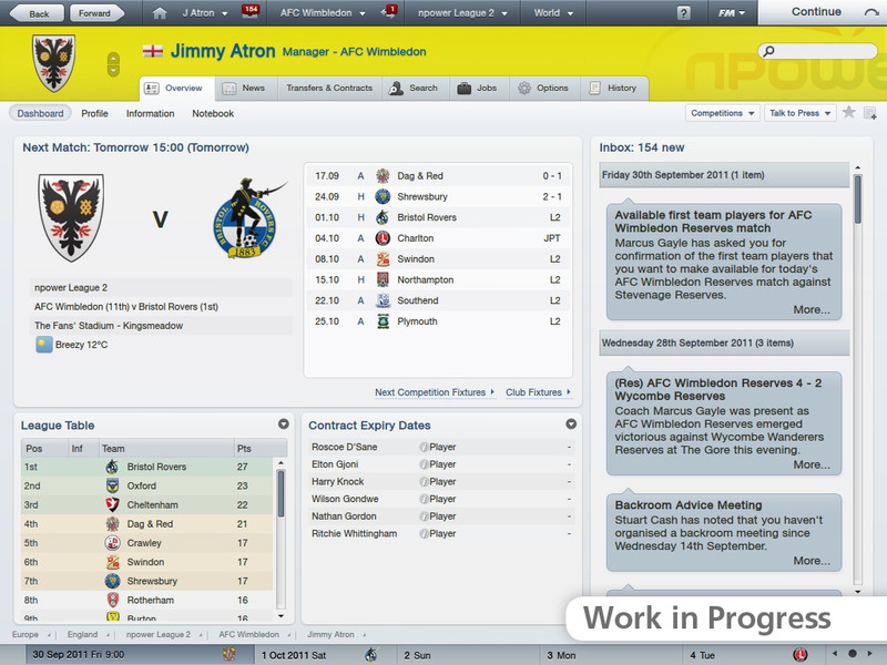 Football Manager 2012 - screenshot 21