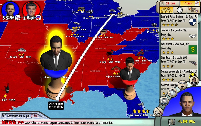 The Race For The White House - screenshot 7