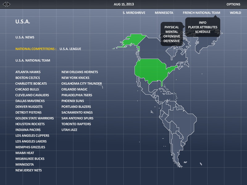 World Basketball Manager - screenshot 2