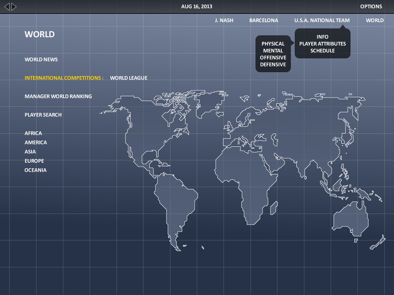 World Basketball Manager - screenshot 1