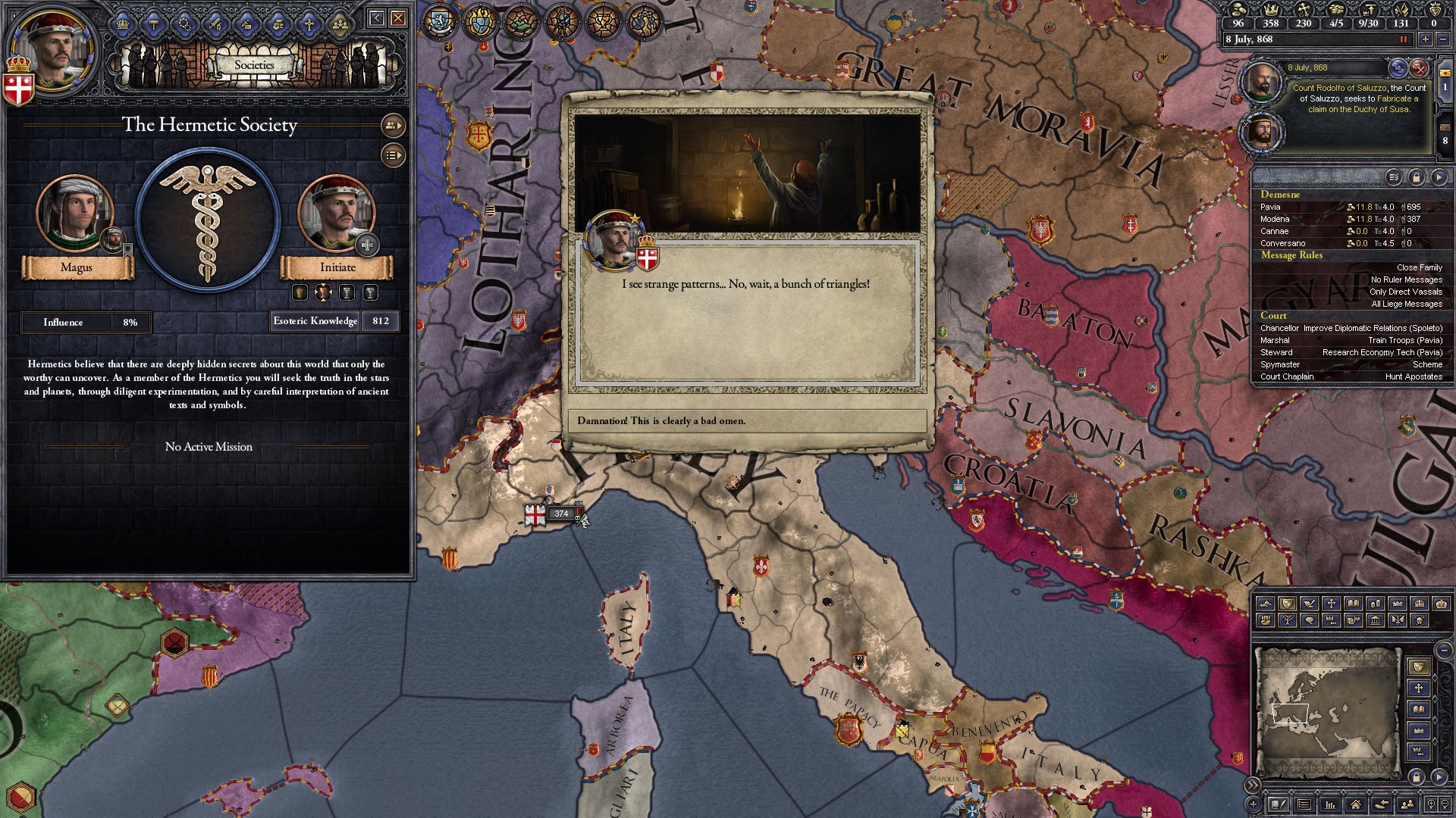 Crusader Kings II: Monks and Mystics - screenshot 4