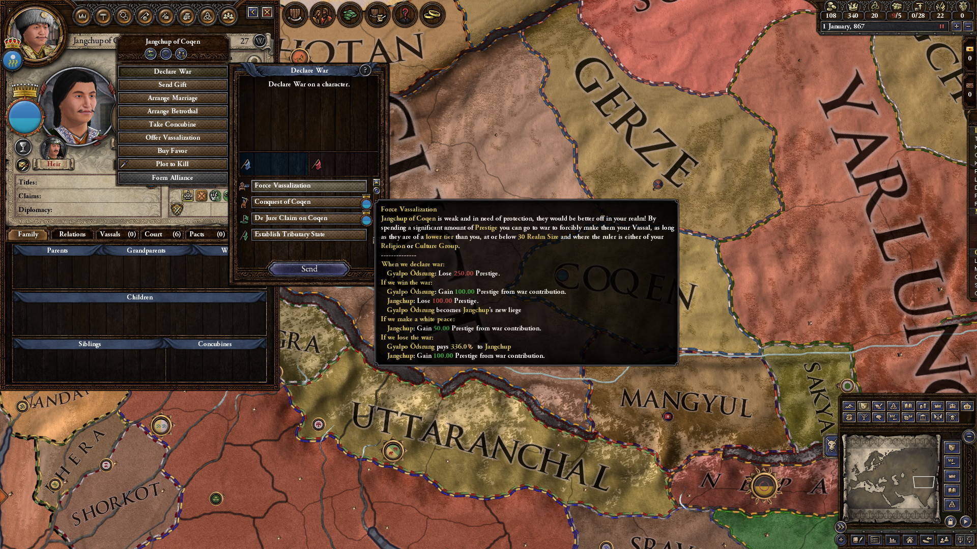 Crusader Kings II: Jade Dragon - screenshot 5