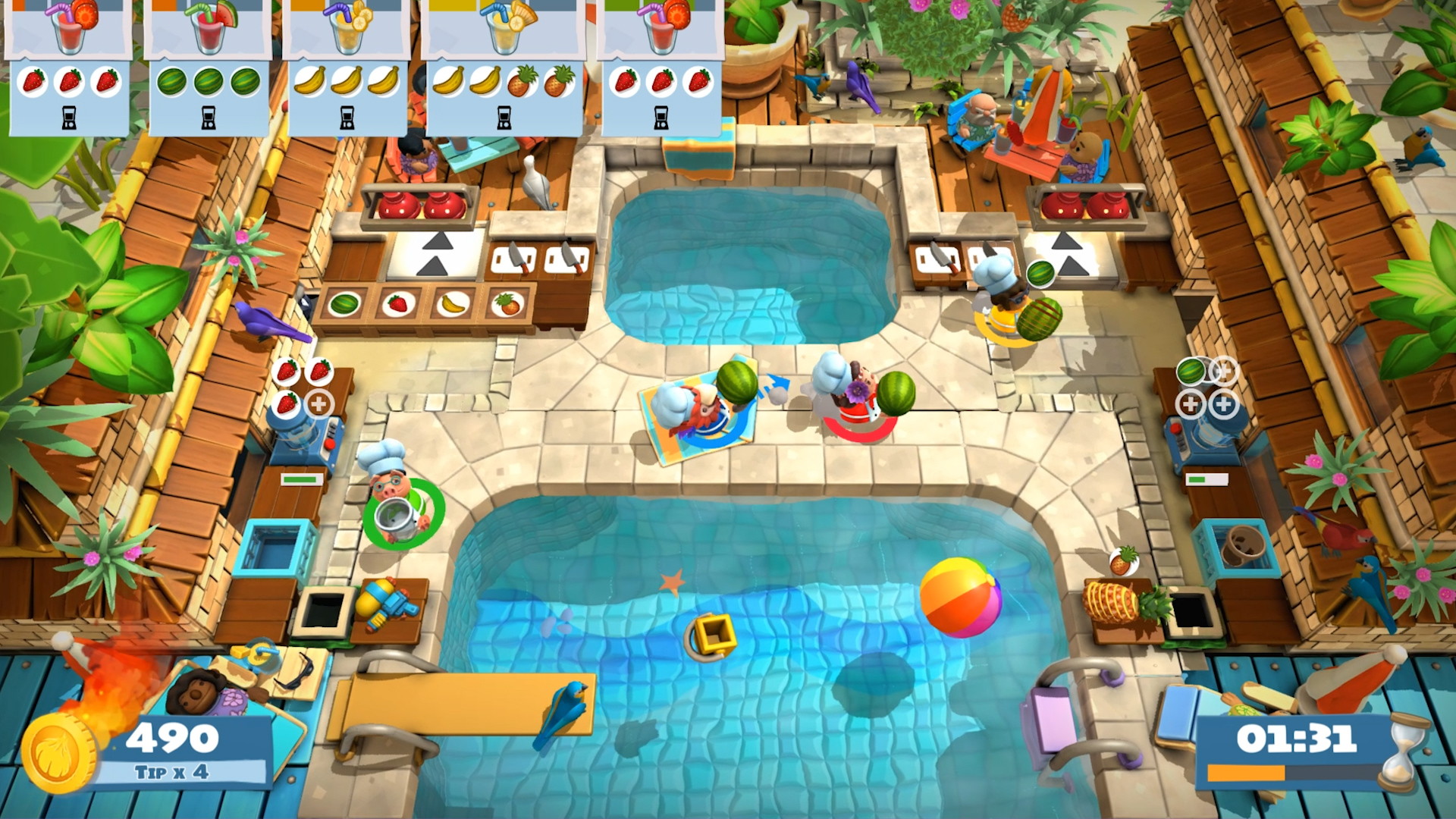 Overcooked! 2: Surf 'n' Turf - screenshot 4