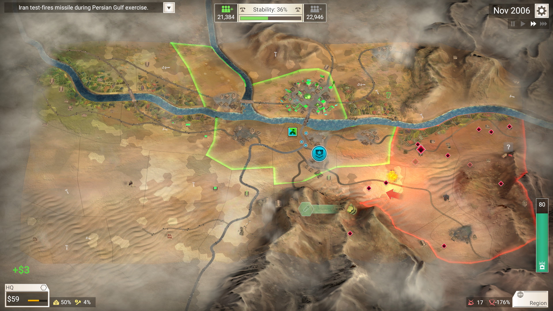 Rebel Inc: Escalation - screenshot 4