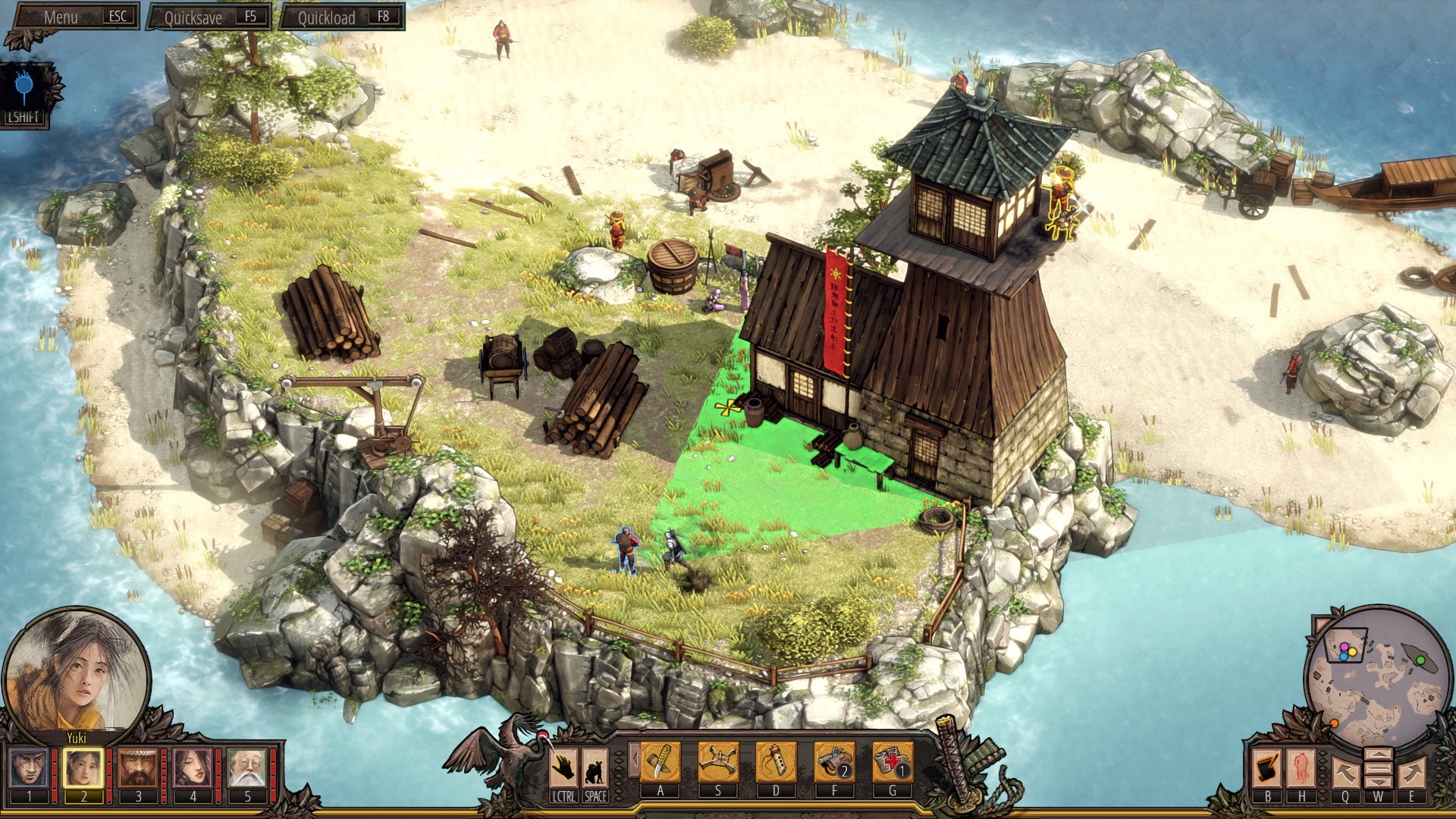 Shadow Tactics: Blades of the Shogun - Aiko's Choice - screenshot 7