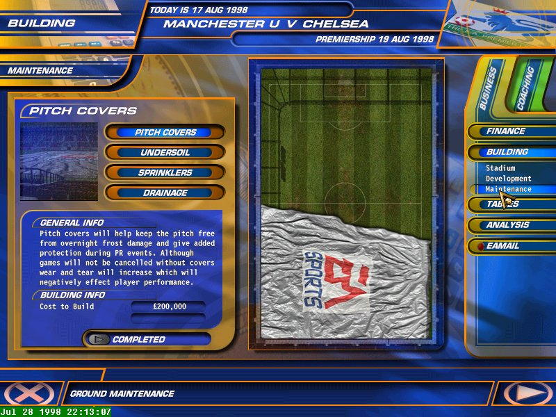 F.A. Premier League Football Manager 99 - screenshot 37