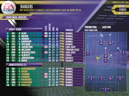 F.A. Premier League Football Manager 2000 - screenshot 3