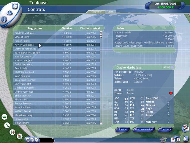 Pro Rugby Manager 2004 - screenshot 69