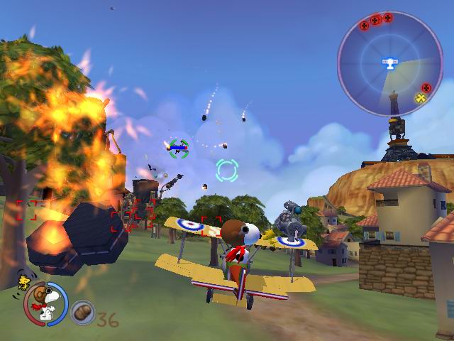 Snoopy vs. The Red Baron - screenshot 2