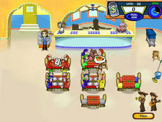 Diner Dash 2: Restaurant Rescue - screenshot 1