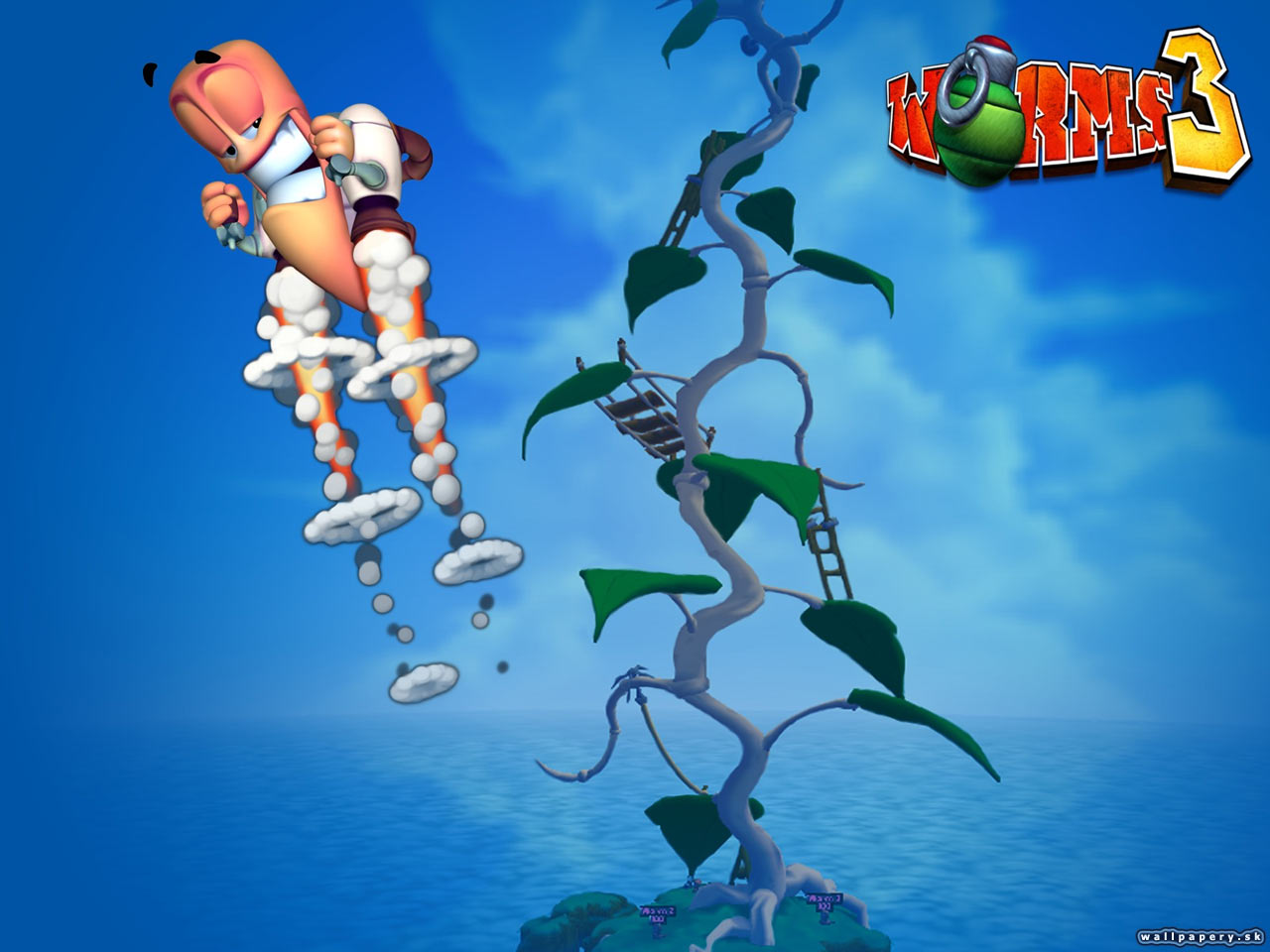 Worms 3D - wallpaper 5