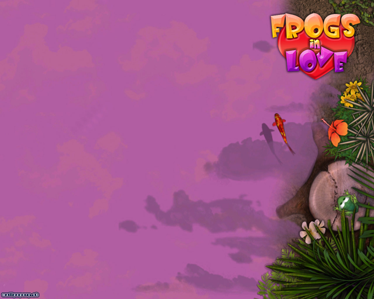 Frogs in Love - wallpaper 4