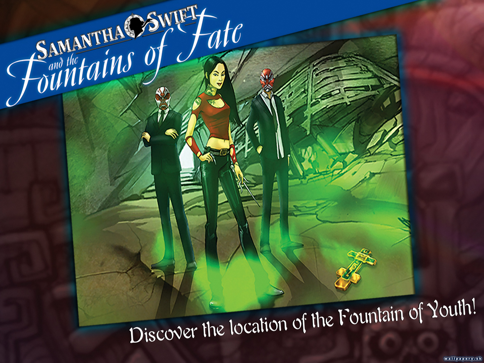 Samantha Swift and the Fountains of Fate - wallpaper 3