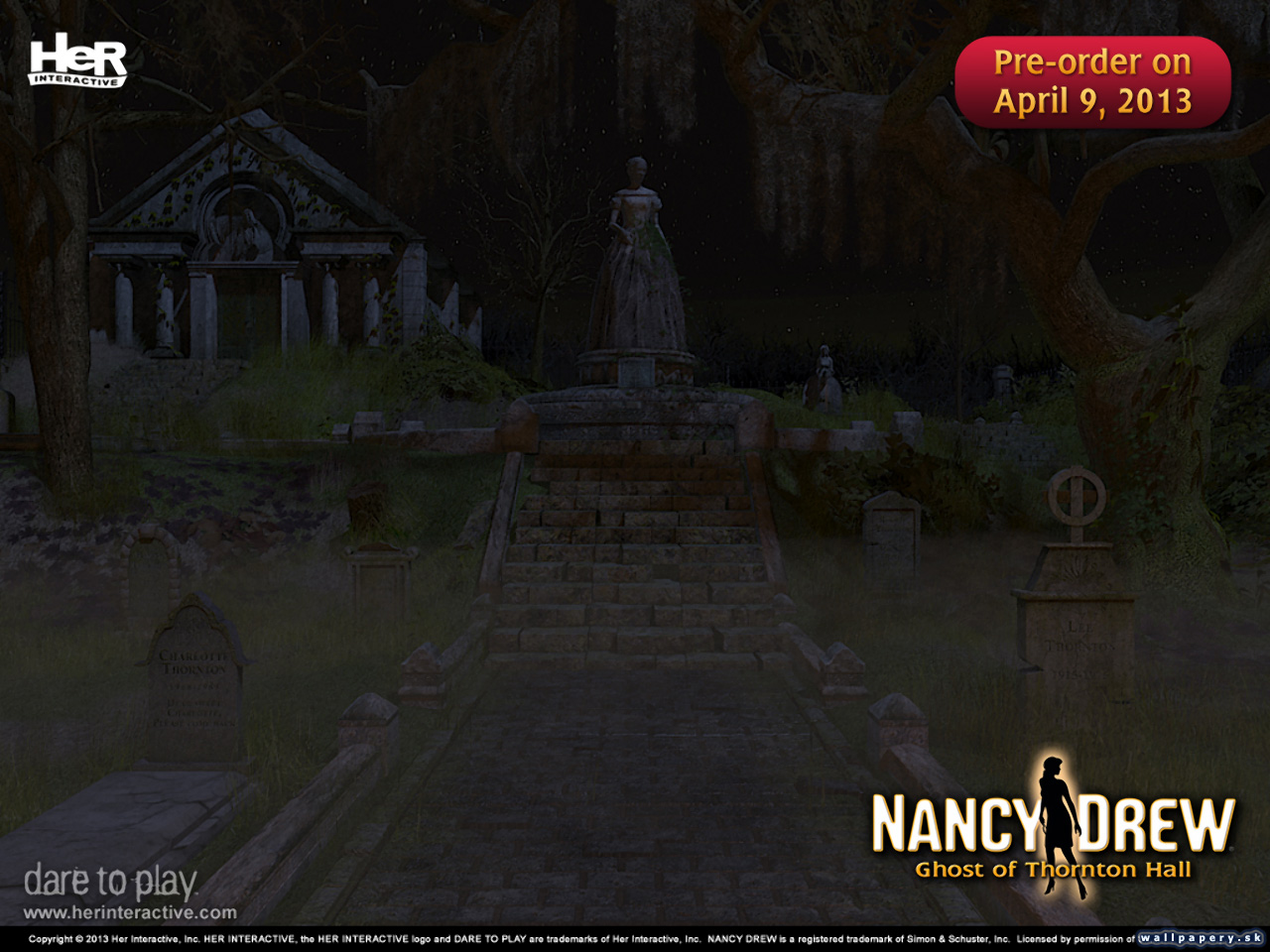 Nancy Drew: Ghost of Thornton Hall - wallpaper 4