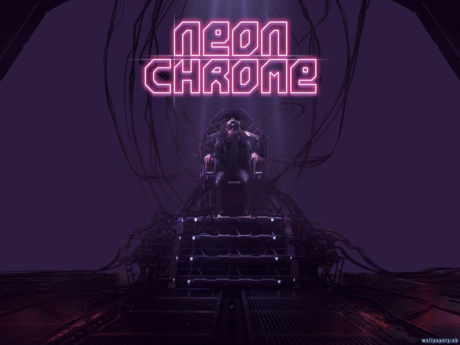 Neon Chrome - wallpaper 1