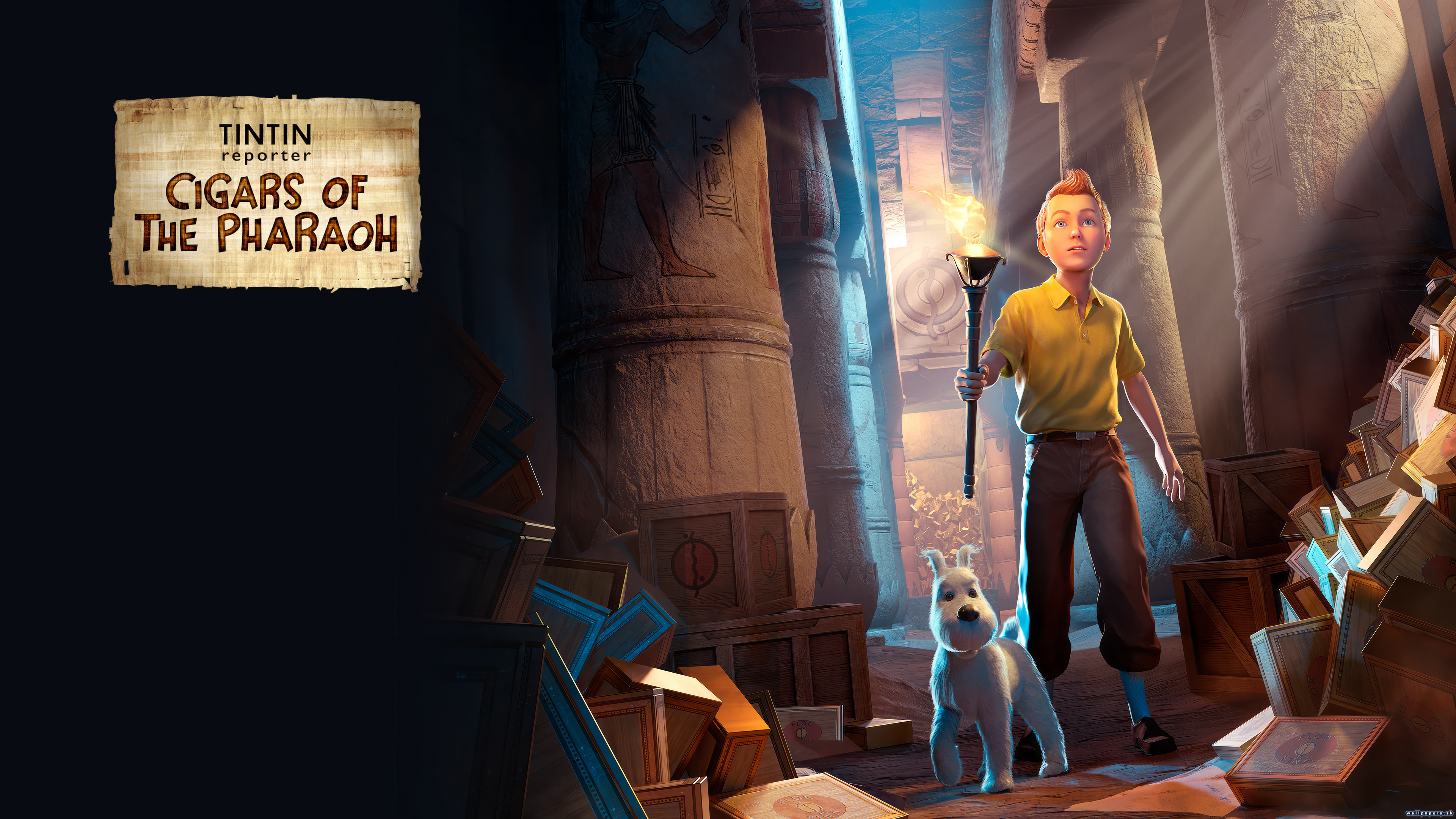 Tintin Reporter: Cigars of the Pharaoh - wallpaper 1