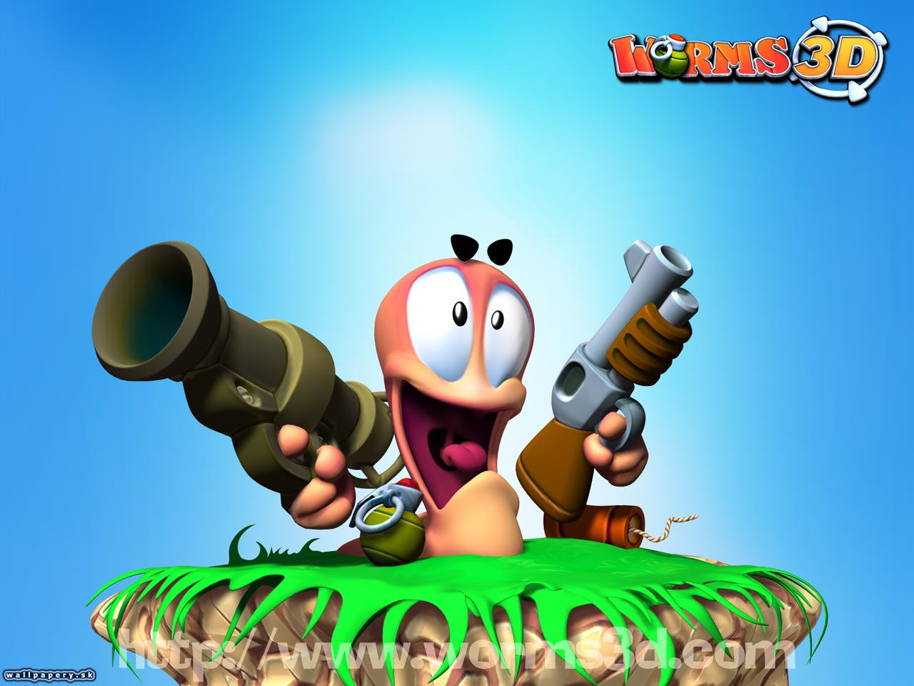 Worms 3D - wallpaper 6