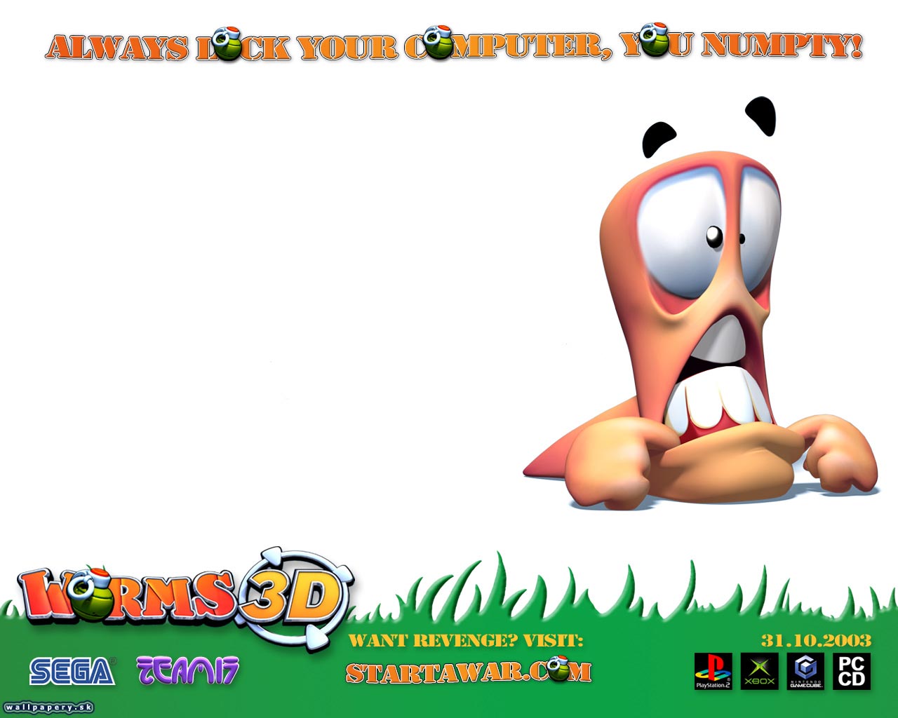 Worms 3D - wallpaper 16