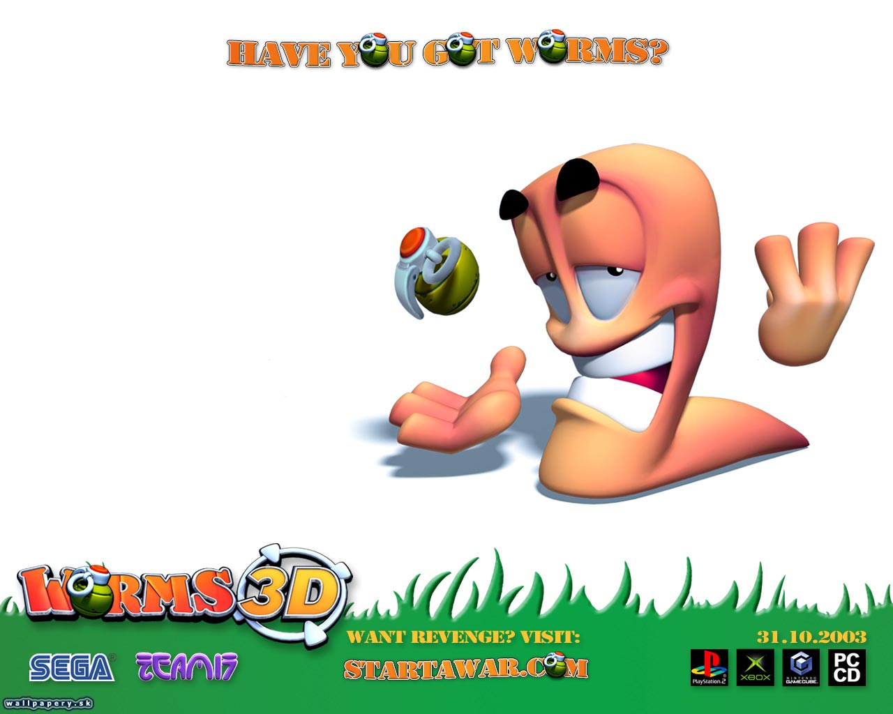 Worms 3D - wallpaper 19